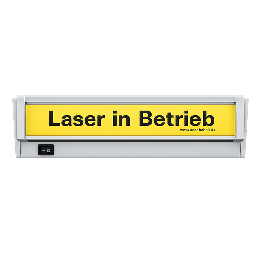 Laser-Warnleuchte schwenkbar