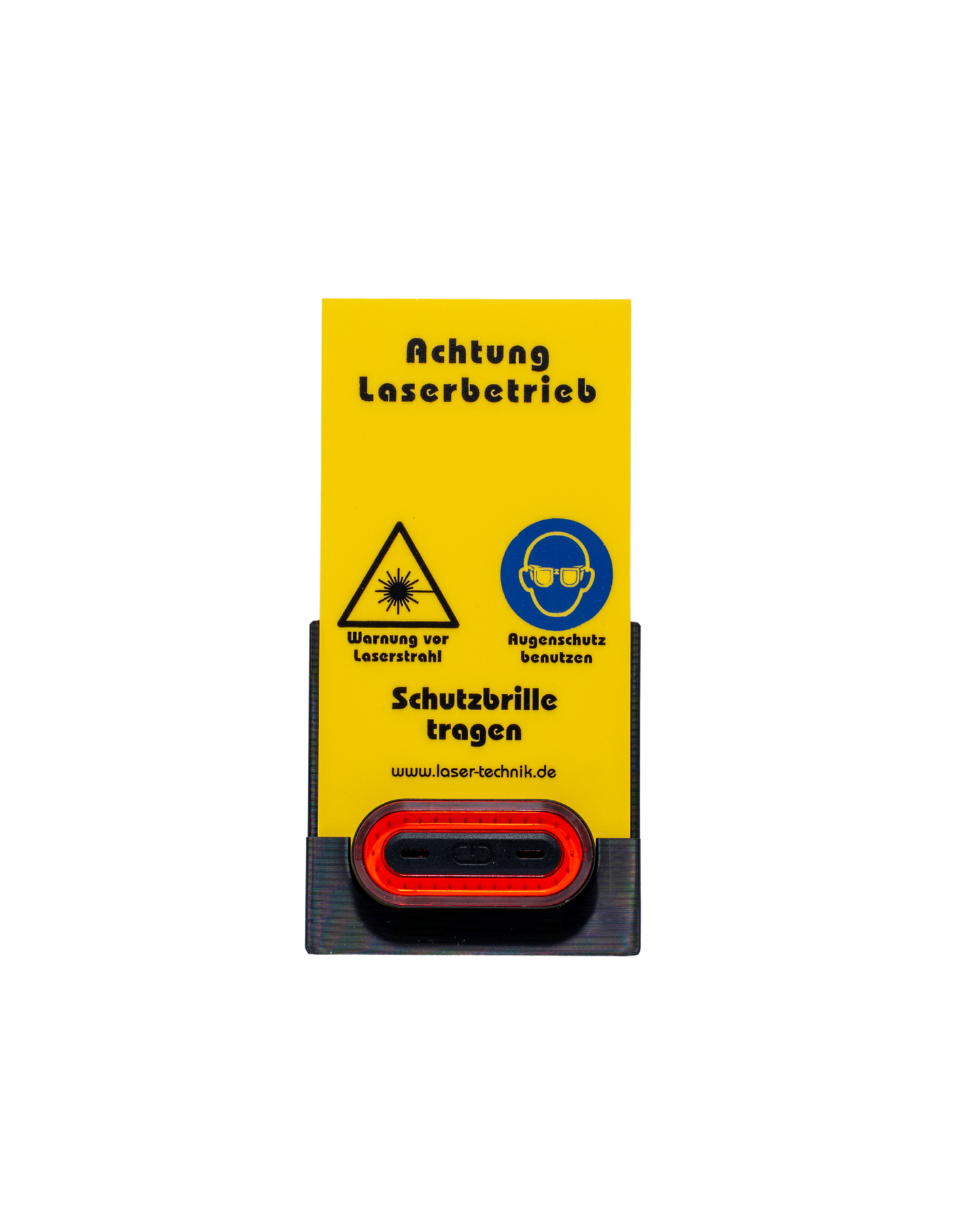 Wandhalterung für Laser-Warnschild LED