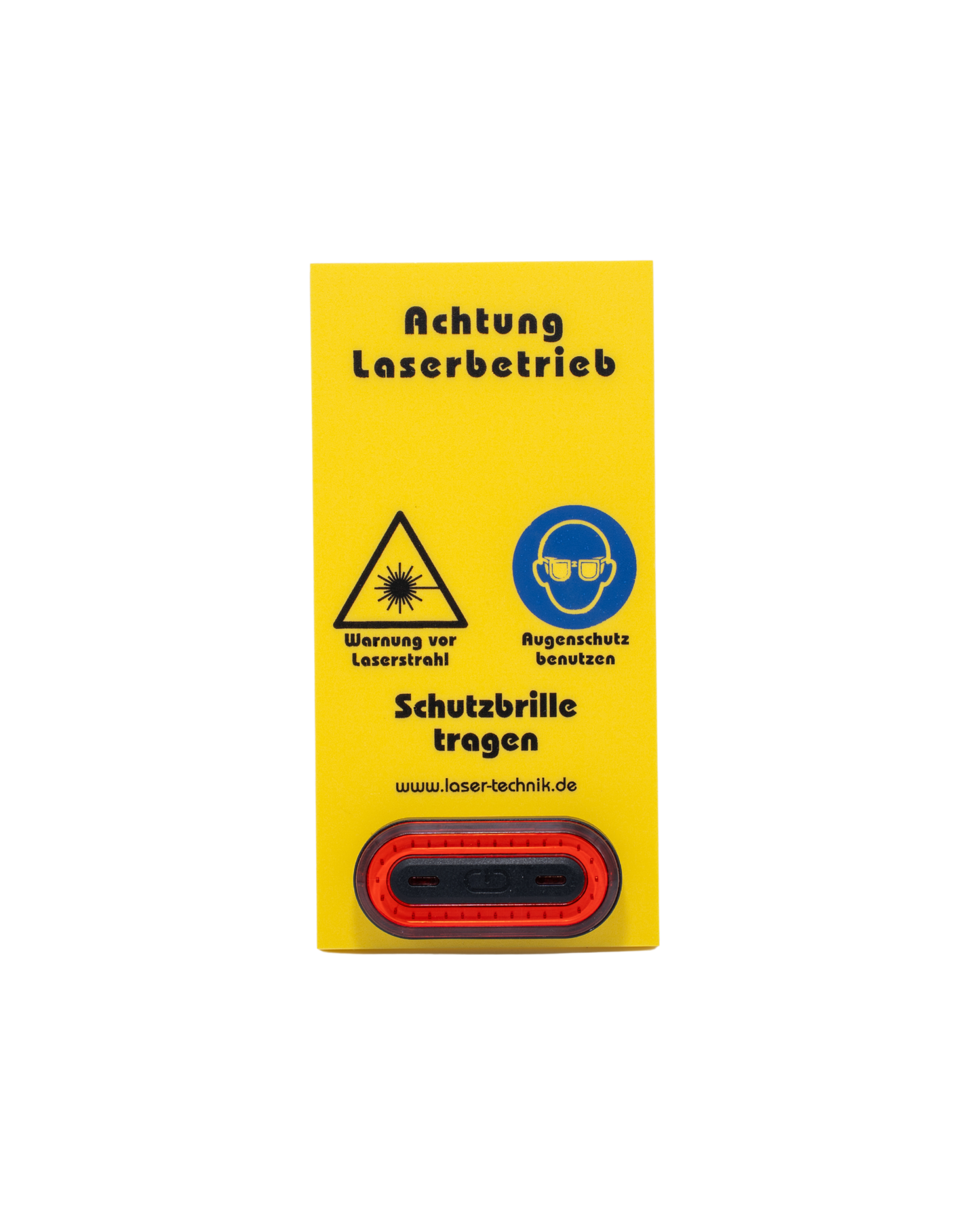 Laser-Warnschild LED