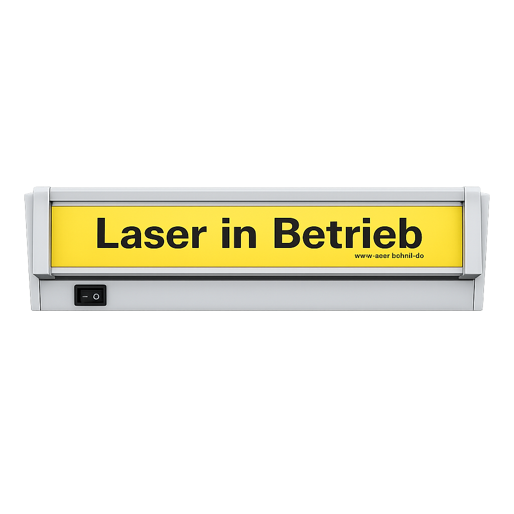 Laser-Warnleuchte schwenkbar