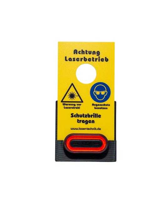 Wandhalterung für Laser-Warnschild LED