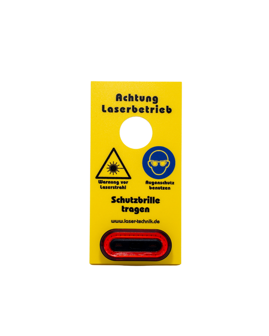 Laser-Warnschild LED